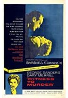 Witness to Murder (1955)